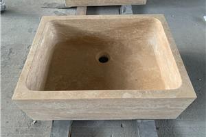 米黃洞一體盆