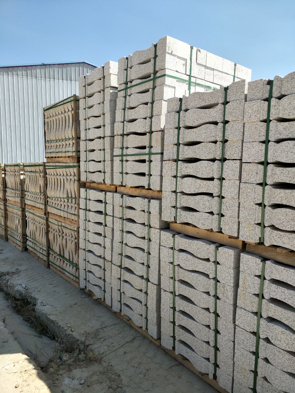 黄金麻 白麻花瓶柱栏杆大量批发-供应信息-中国石材网