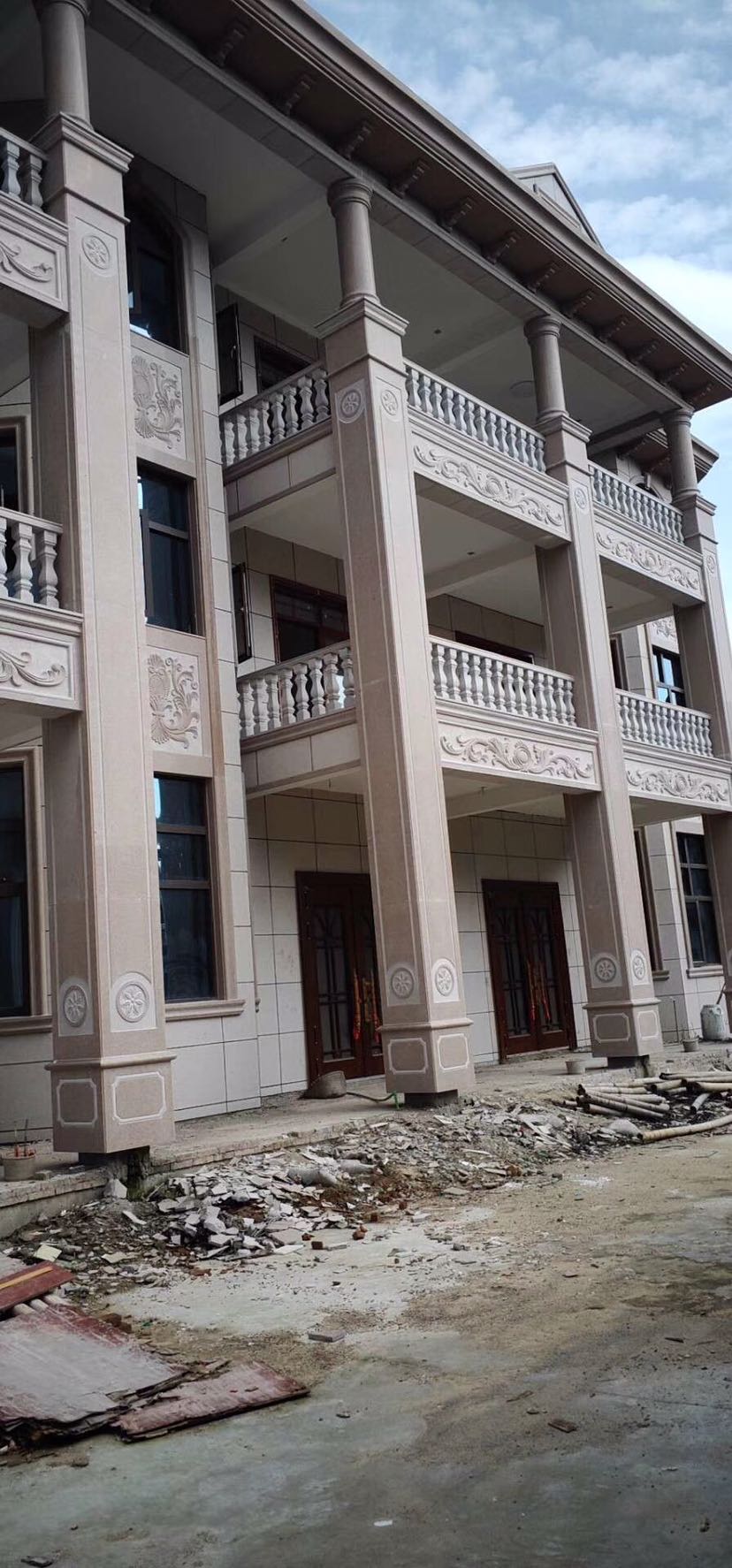 漳浦虾红别墅干挂18060000031-供应信息-中国石材网