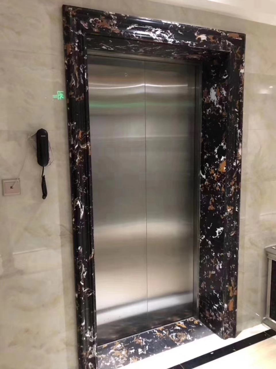 大理石电梯门套照片图片