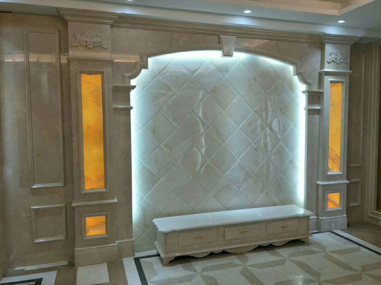 溢扬石材工艺公司专业做背景墙,罗马柱,欢-供应信息-中国石材网