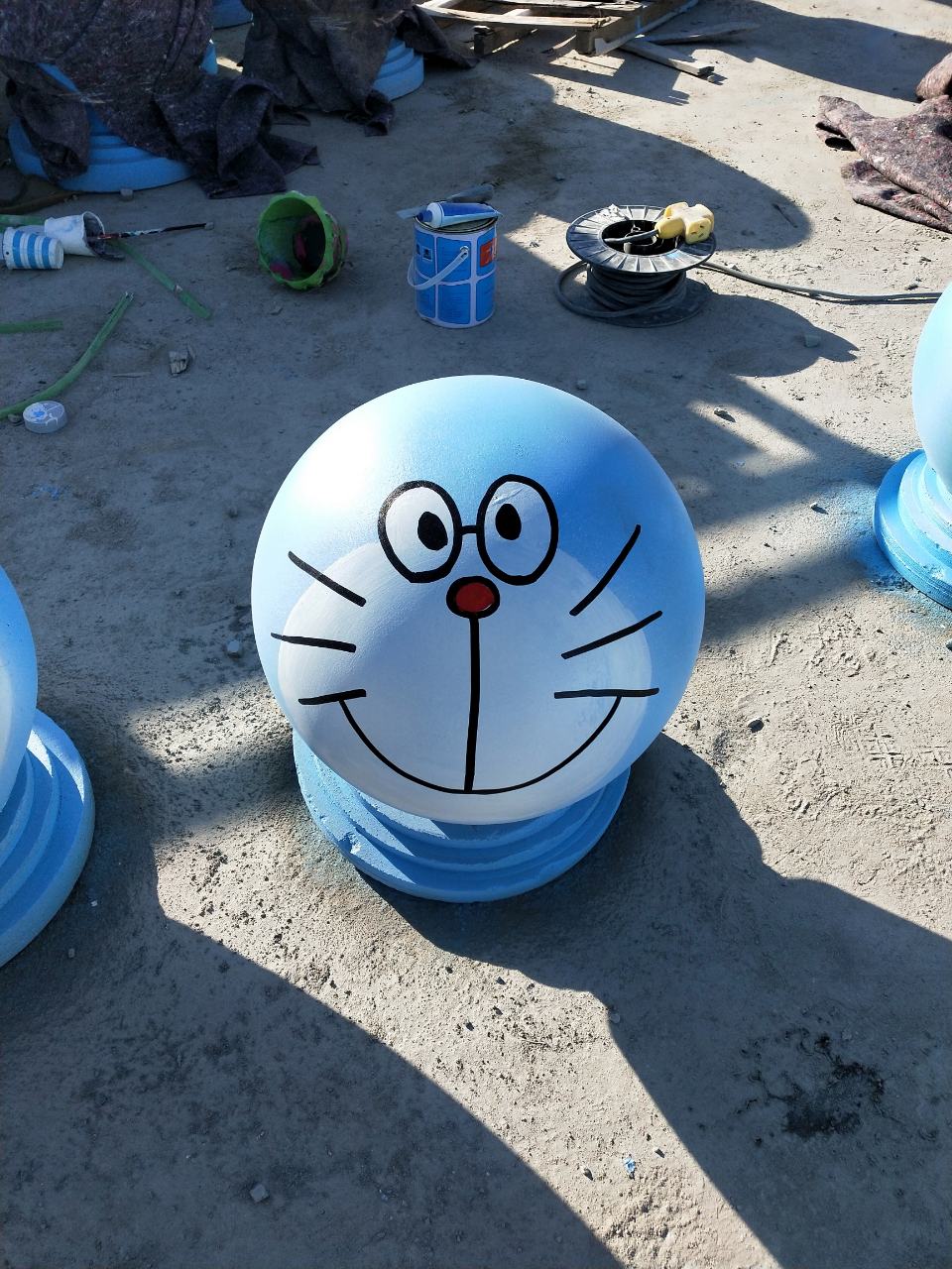 美美哒彩绘挡车球-供应信息-中国石材网