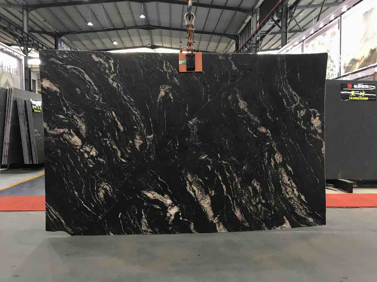 宇宙黑仿古面线条纹理 一级棒