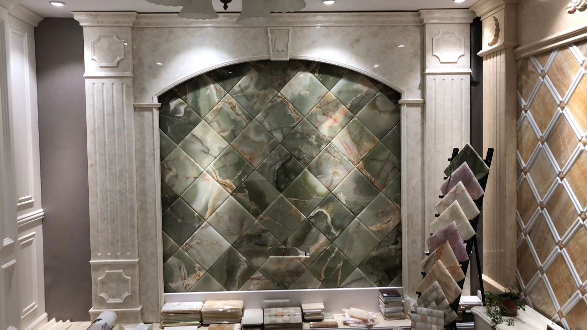 天然玉石 背景墙 全屋定制厂家直销