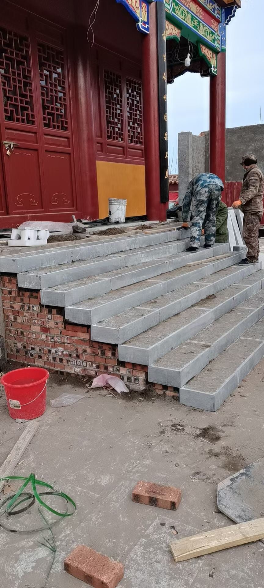 青石板材台阶石铺地青石仿古青石台阶