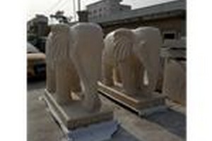 大理石雕刻动物雕刻大象