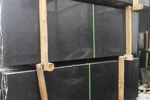 便宜石材染板染黑板可代替中國黑花崗巖蒙古黑花崗巖