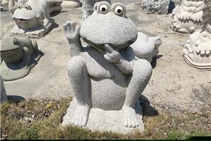 石雕青蛙青蛙雕刻花崗巖青蛙
