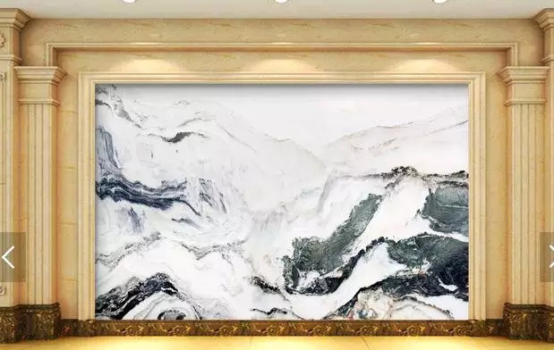大理石纹山水画系列背景墙
